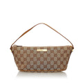 Gucci GG Canvas Boat Baguette (SHG-32547)