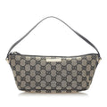 Gucci GG Canvas Boat Baguette (SHG-32903)