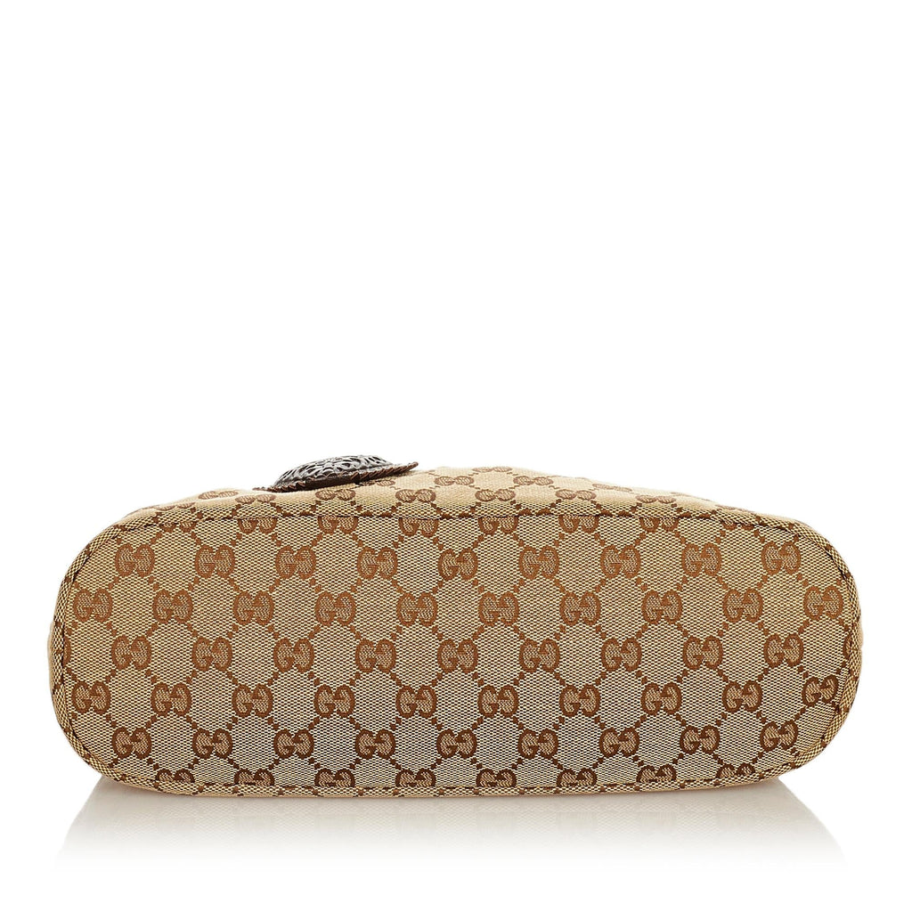 Gucci GG Canvas Crest Handbag (SHG-25768)