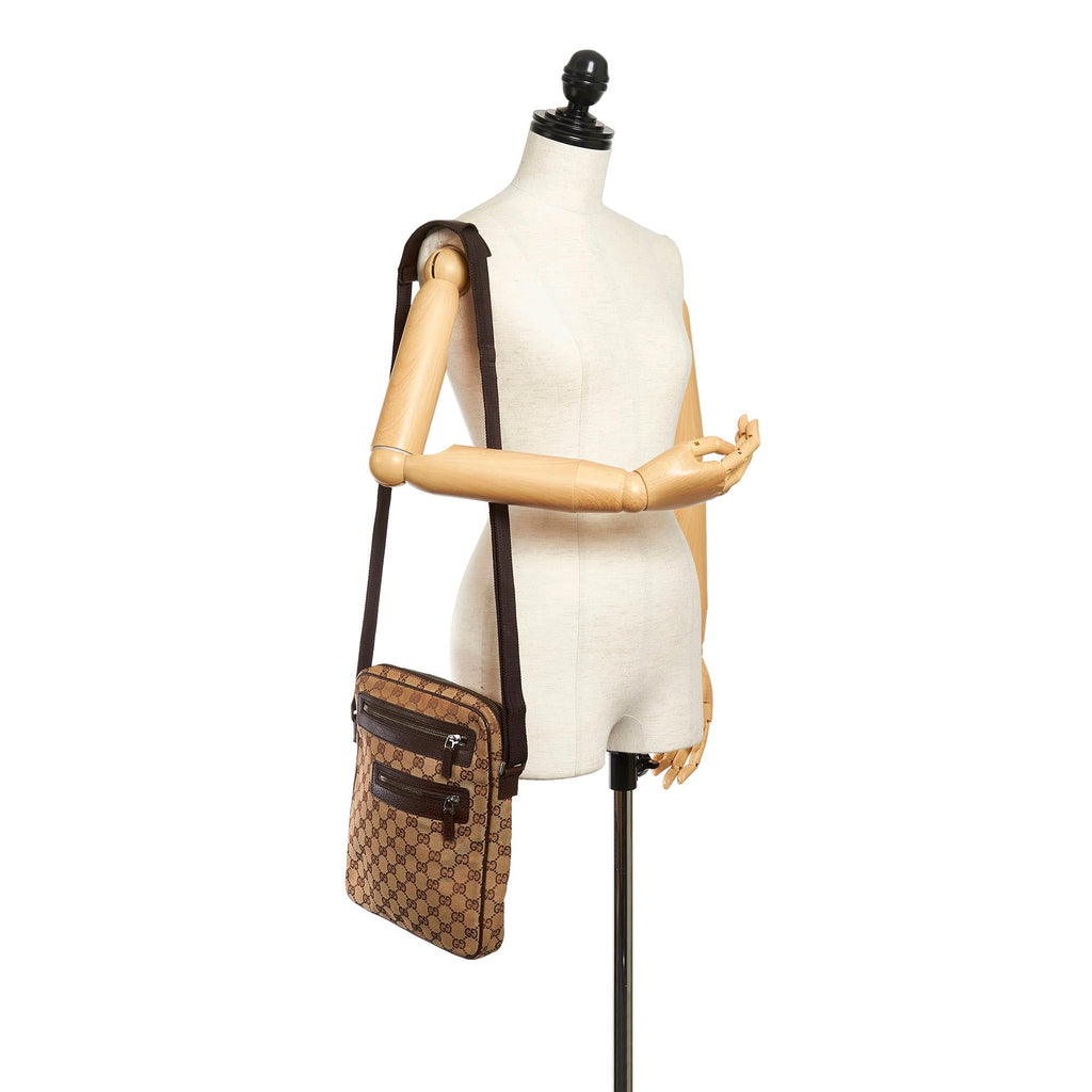 Gucci GG Canvas Crossbody Bag (SHG-32837)
