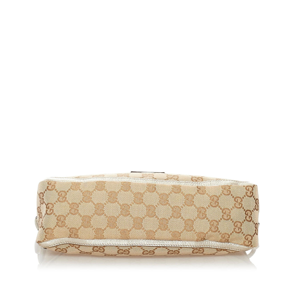 Gucci GG Canvas D-Ring Abbey Baguette (SHG-32278)