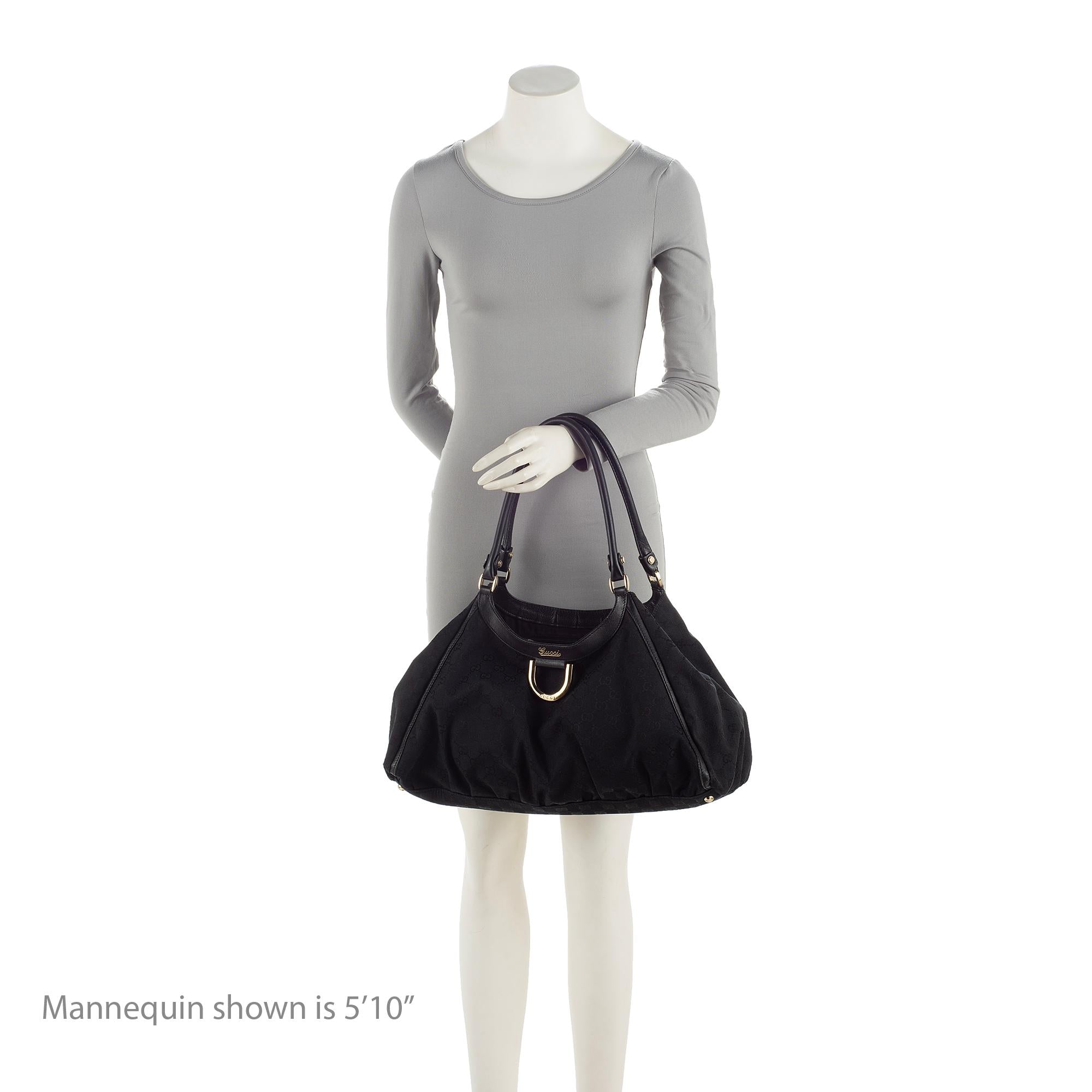 Gucci GG Canvas D Ring Large Hobo (SHF-23806)