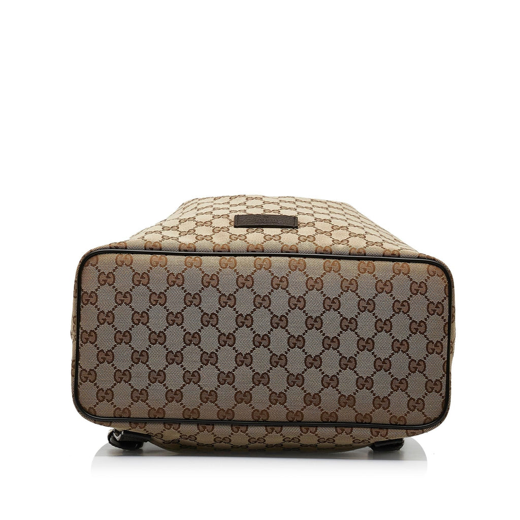 Gucci GG Canvas Drawstring Backpack (SHG-TBk0T0)