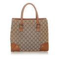 Gucci GG Canvas Nailhead Handbag (SHG-32388)