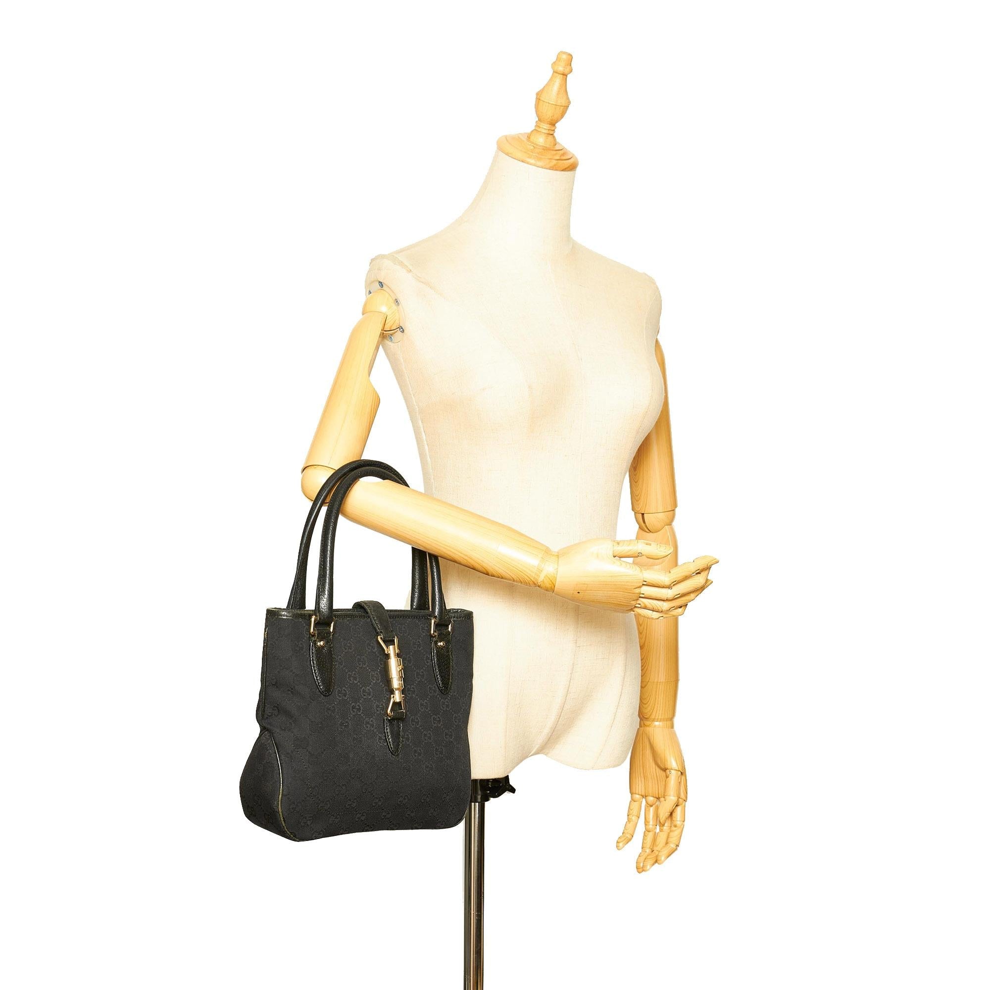Gucci GG Canvas New Jackie Handbag (SHG-31658)