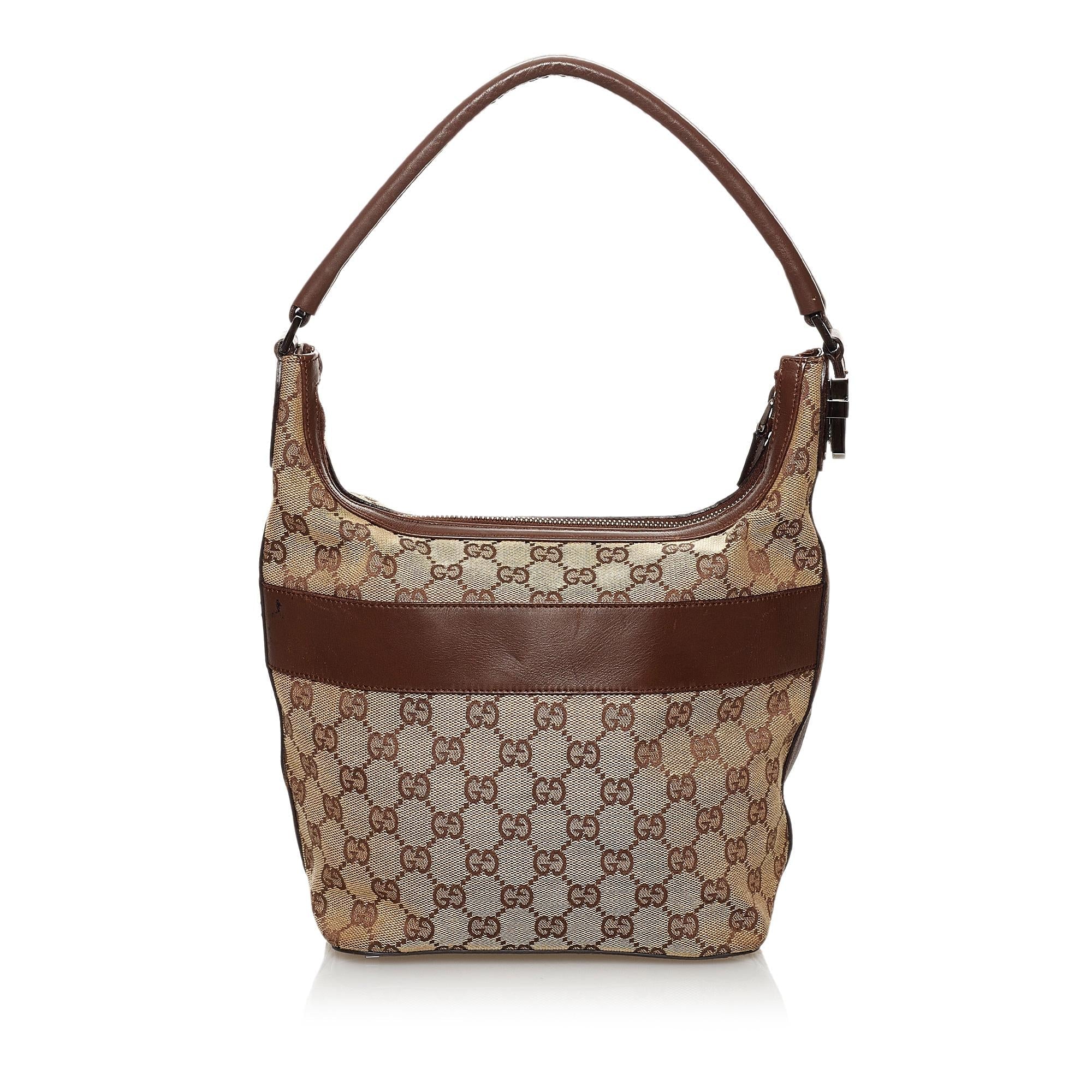 Gucci GG Canvas Shoulder Bag (SHG-31013)