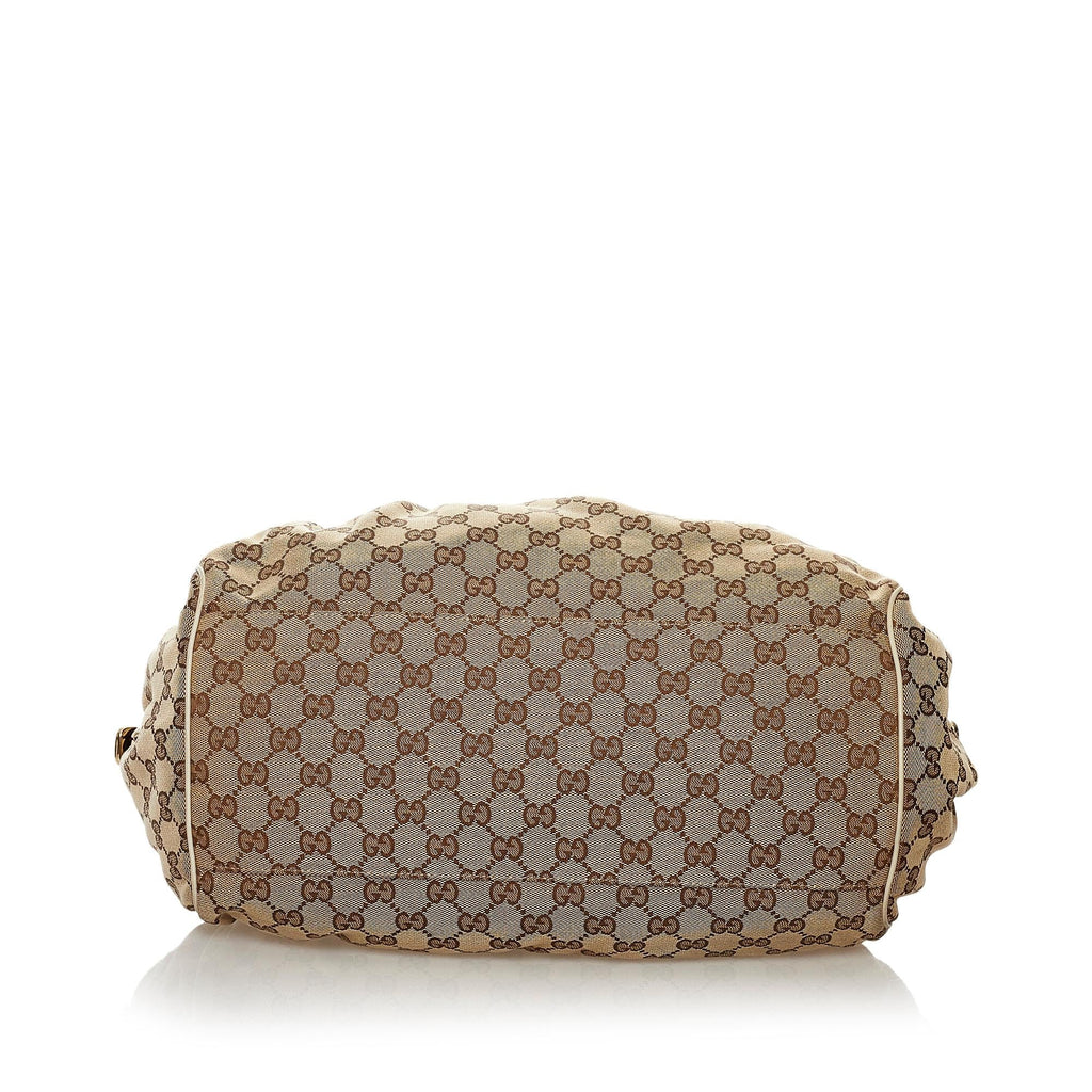 Gucci GG Canvas Sukey Satchel (SHG-32634)