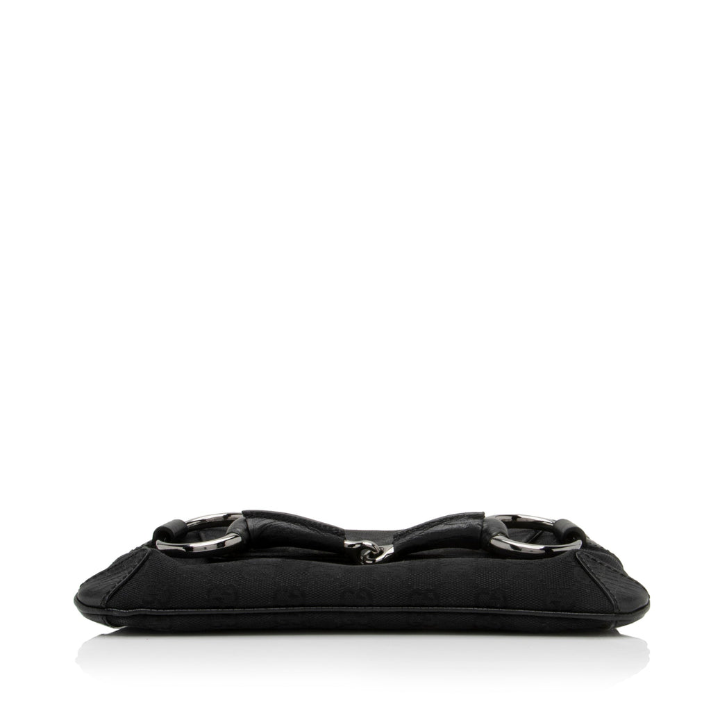 Gucci GG Canvas Tom Ford Horsebit Clutch (SHF-23391)