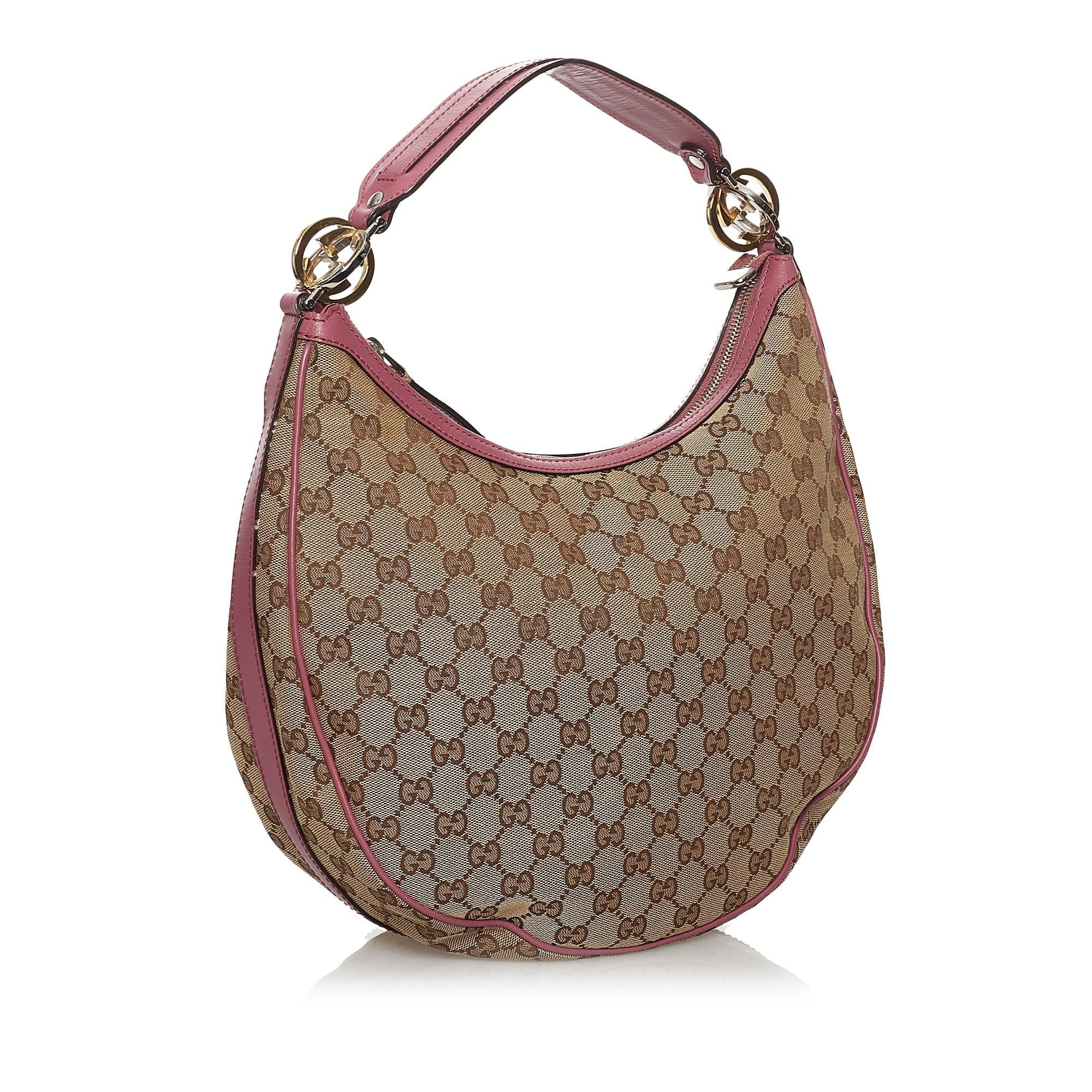 Gucci GG Canvas Twins Hobo Bag (SHG-29990)