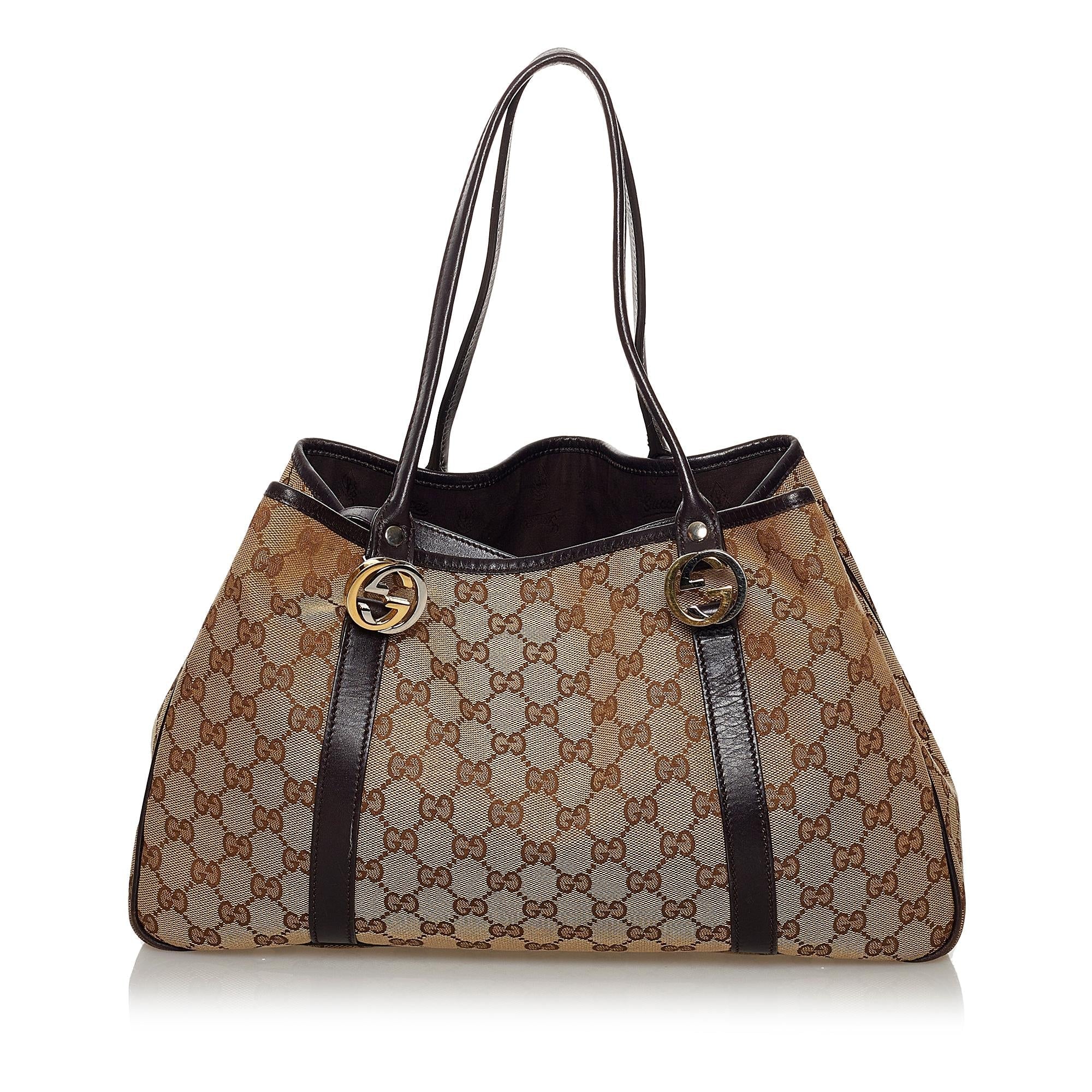Gucci GG Canvas Twins Shoulder Bag (SHG-30953)