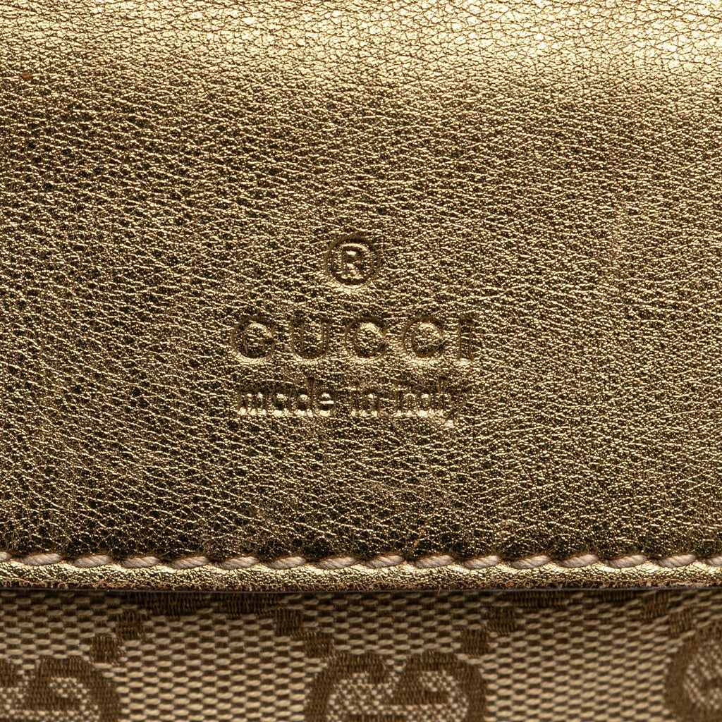 Gucci GG Canvas Web Double Pocket Belt Bag