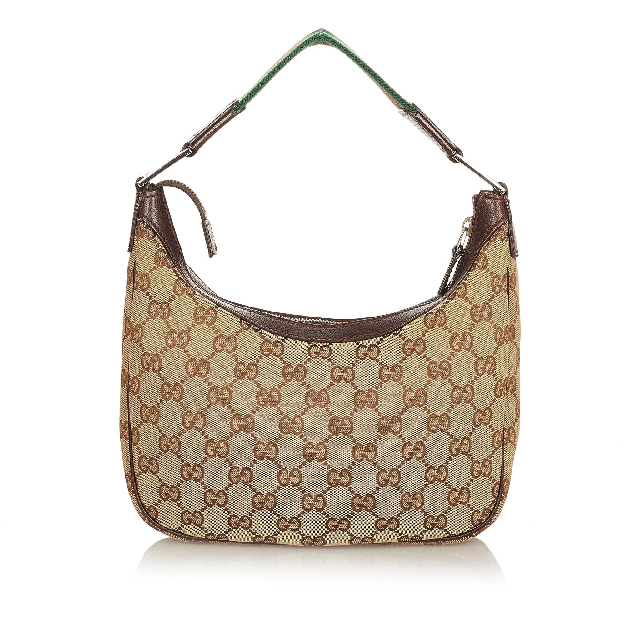 Gucci GG Canvas Web Handbag (SHG-26652)