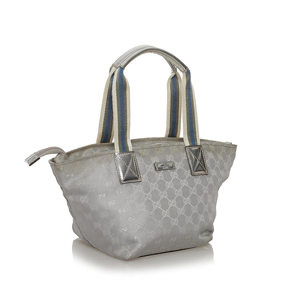 Gucci GG Canvas Web Handbag (SHG-36174)