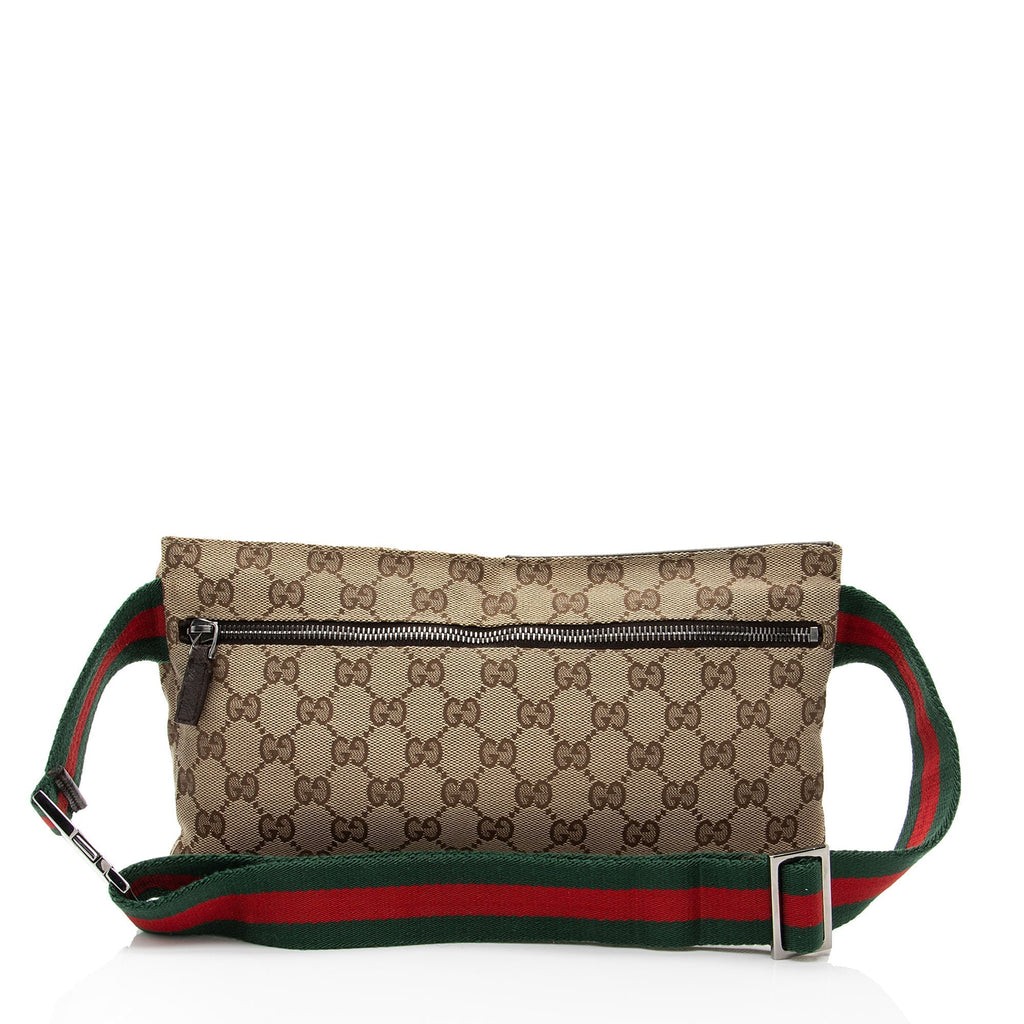 Gucci GG Canvas Web Belt Bag (SHF-awgWqk)