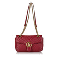 Gucci GG Marmont Matelasse Leather Crossbody Bag (SHG-33109)