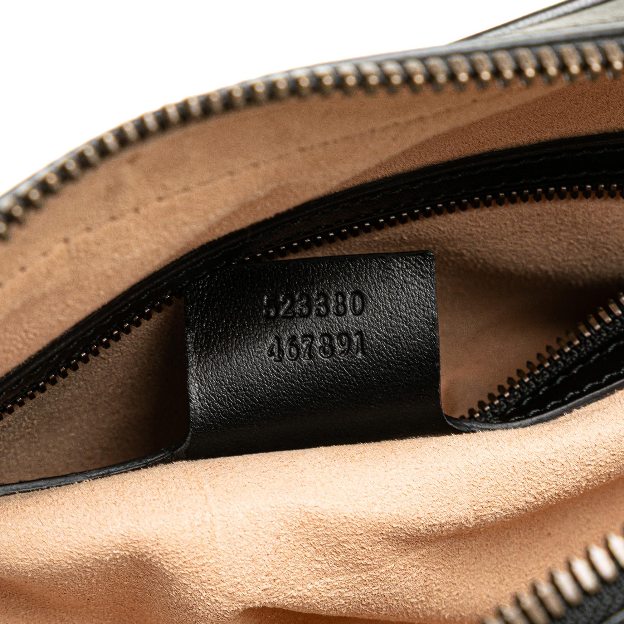 Gucci GG Marmont Square Leather Matelasse Belt Bag