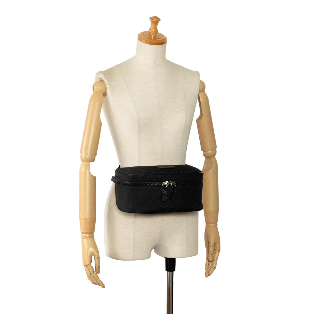Gucci GG Nylon Web Belt Bag (SHG-Dj5AFO)