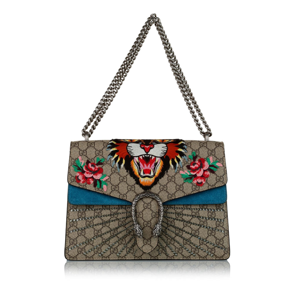 Gucci GG Supreme Angry Cat Dionysus Shoulder Bag (SHG-33149)