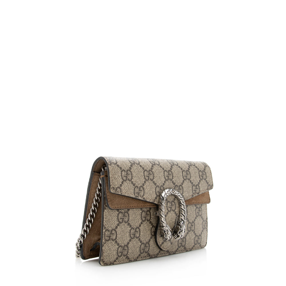 Gucci GG Supreme Dionysus Super Mini Bag (SHF-dkDI65)