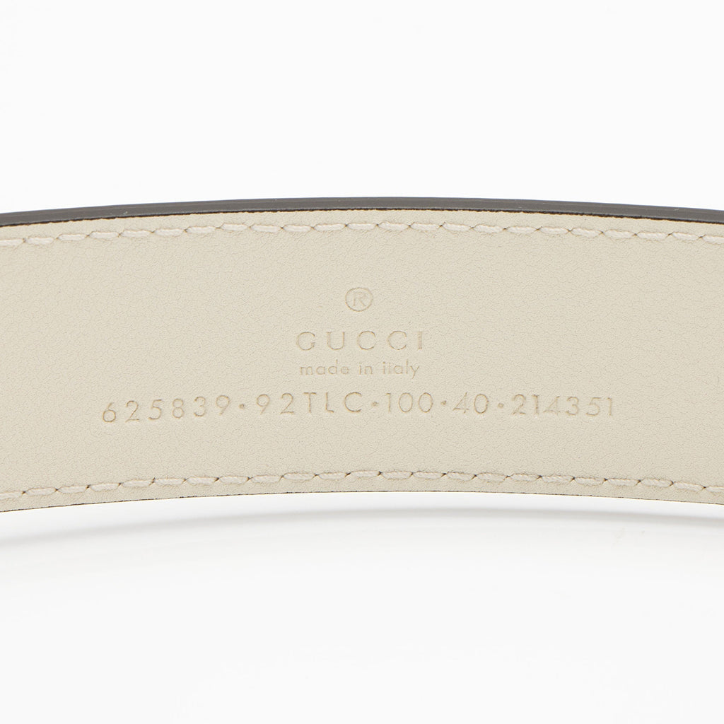 Gucci GG Supreme GG Marmont Thin Belt - Size 40 / 100