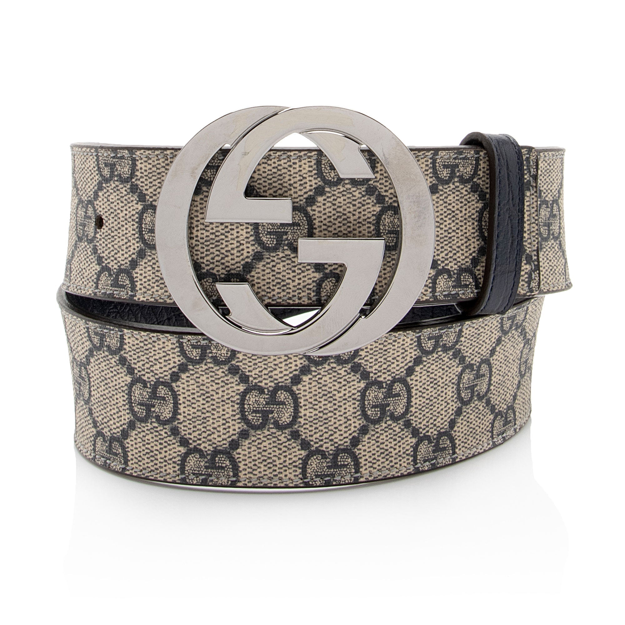 Gucci GG Supreme Interlocking G Belt - Size 30 / 75 - FINAL SALE (SHF-6RxdGy)