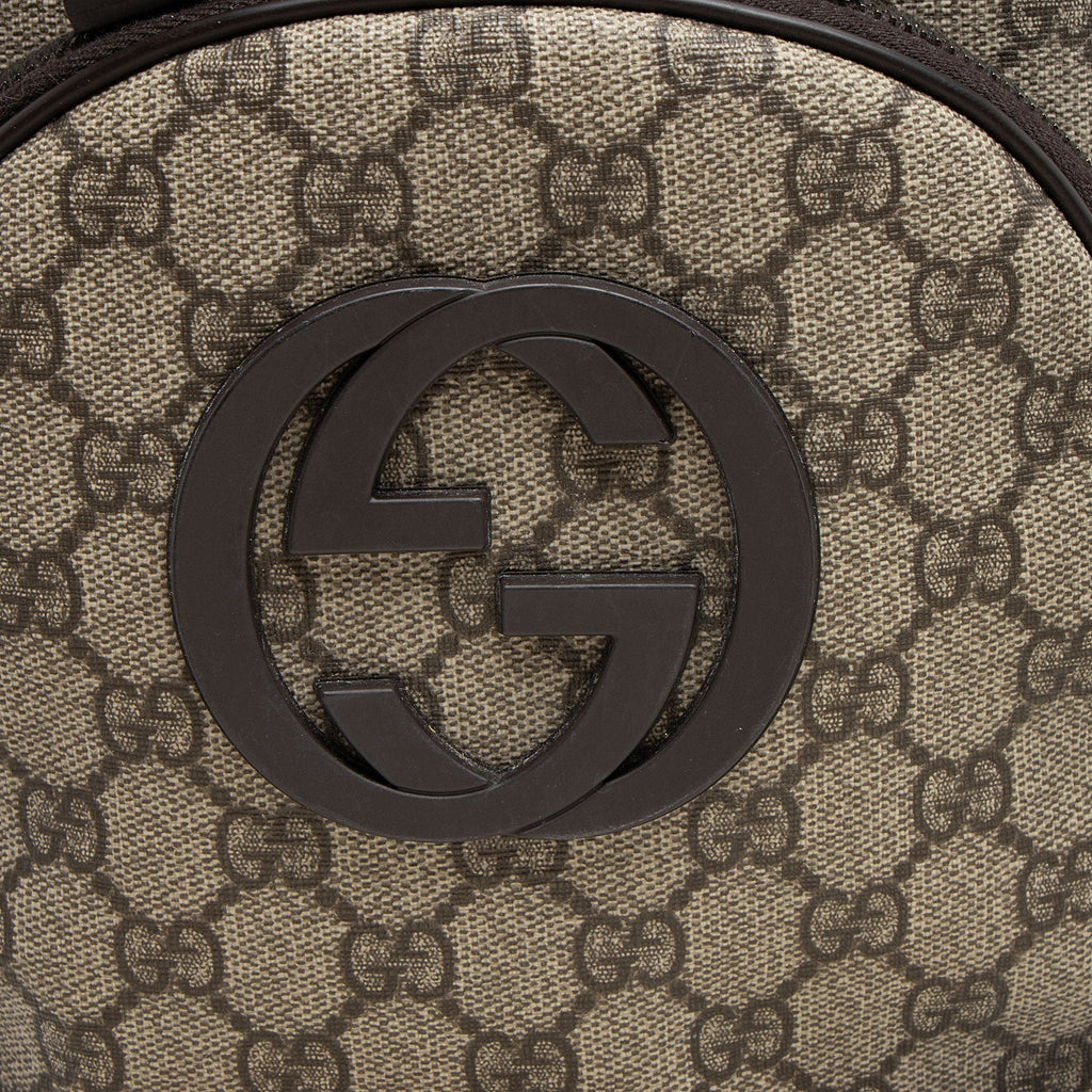 Gucci GG Supreme Interlocking G Medium Backpack (SHF-QiGfpu)