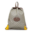 Gucci GG Supreme Neo Vintage Drawstring Backpack (SHG-8JRoJu)