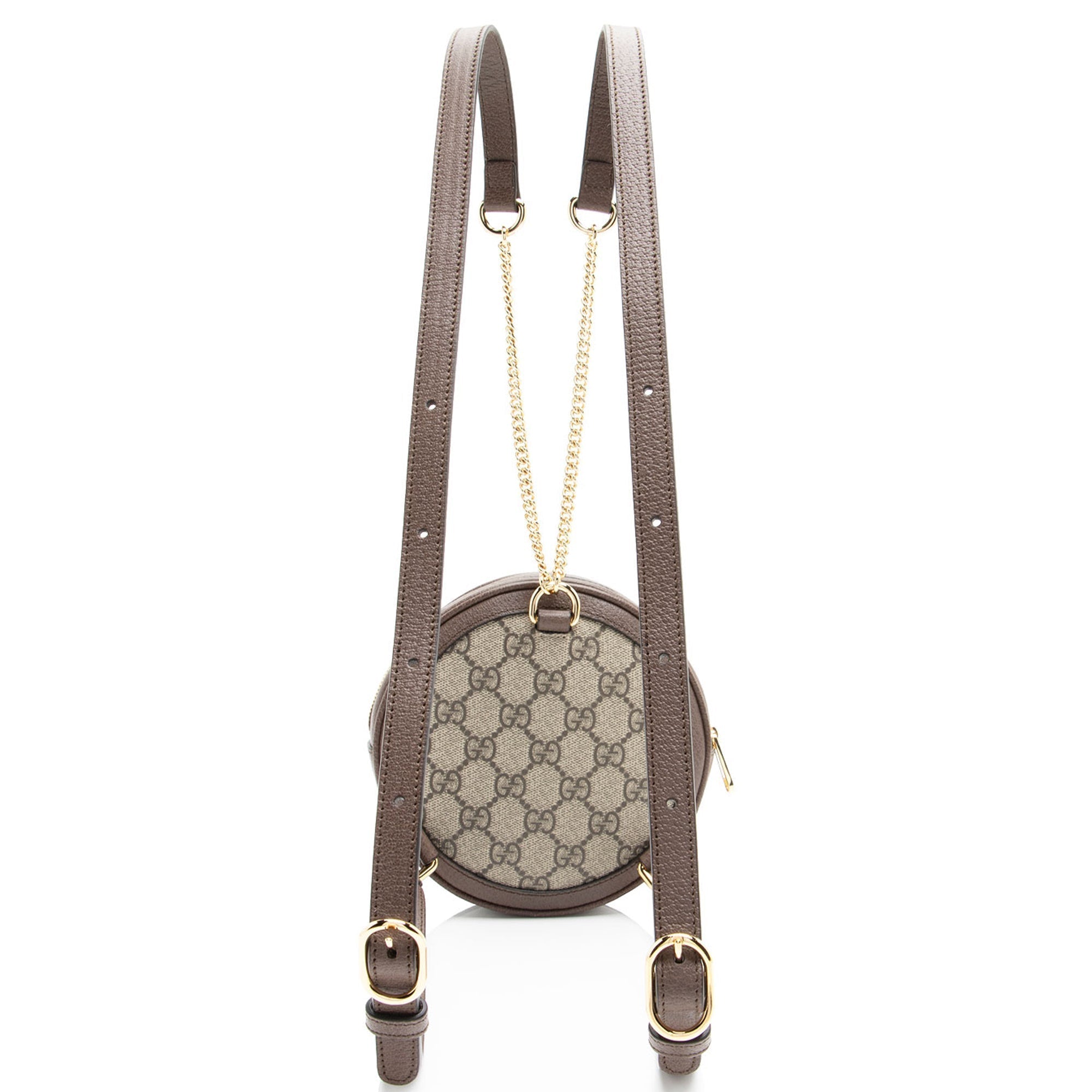 Gucci GG Supreme Ophidia Round Mini Backpack