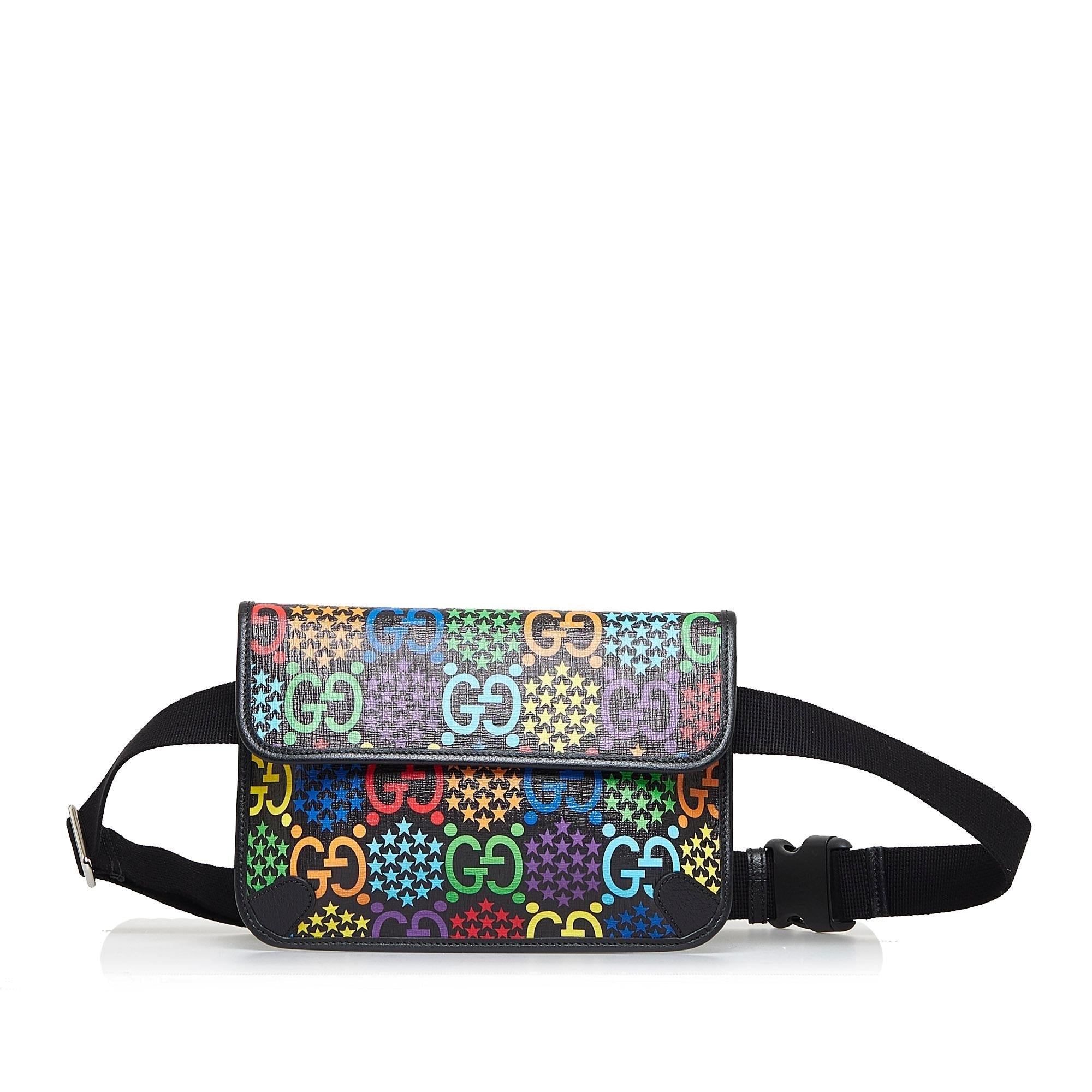 Gucci GG Supreme Psychedelic Belt Bag (SHG-pW05jI)