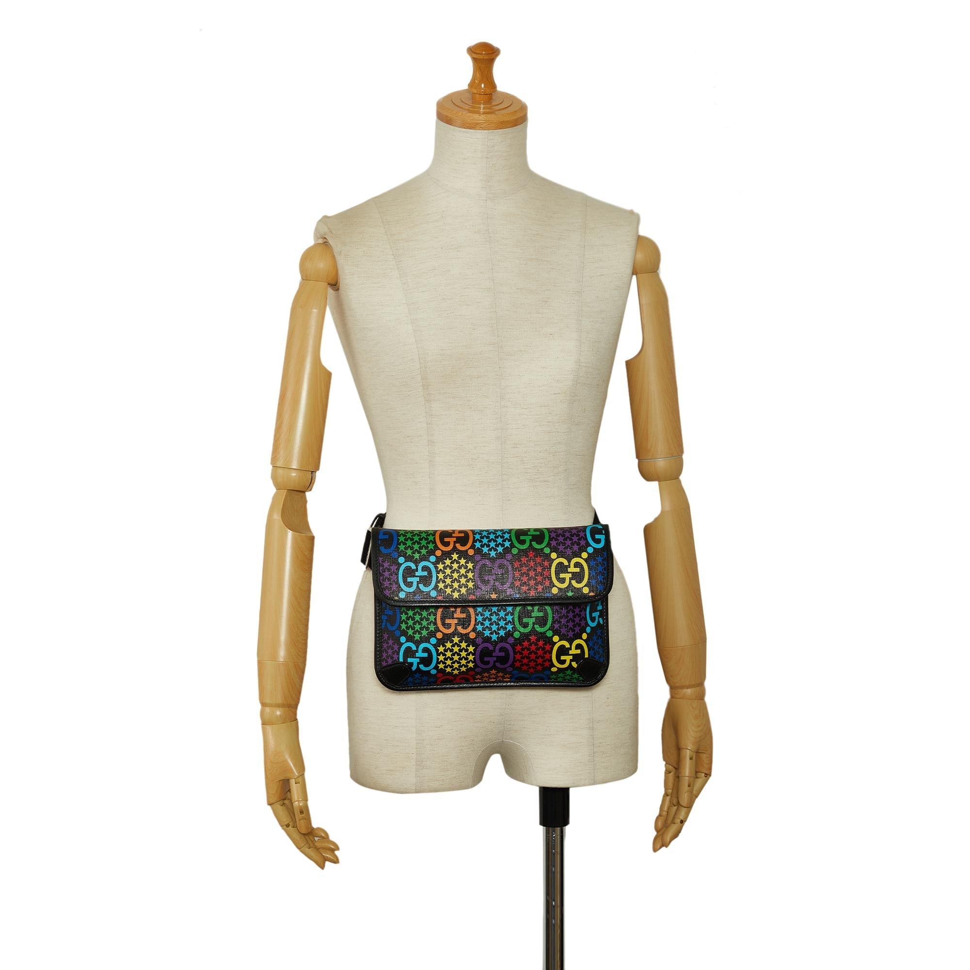 Gucci GG Supreme Psychedelic Belt Bag (SHG-lGM1A4)