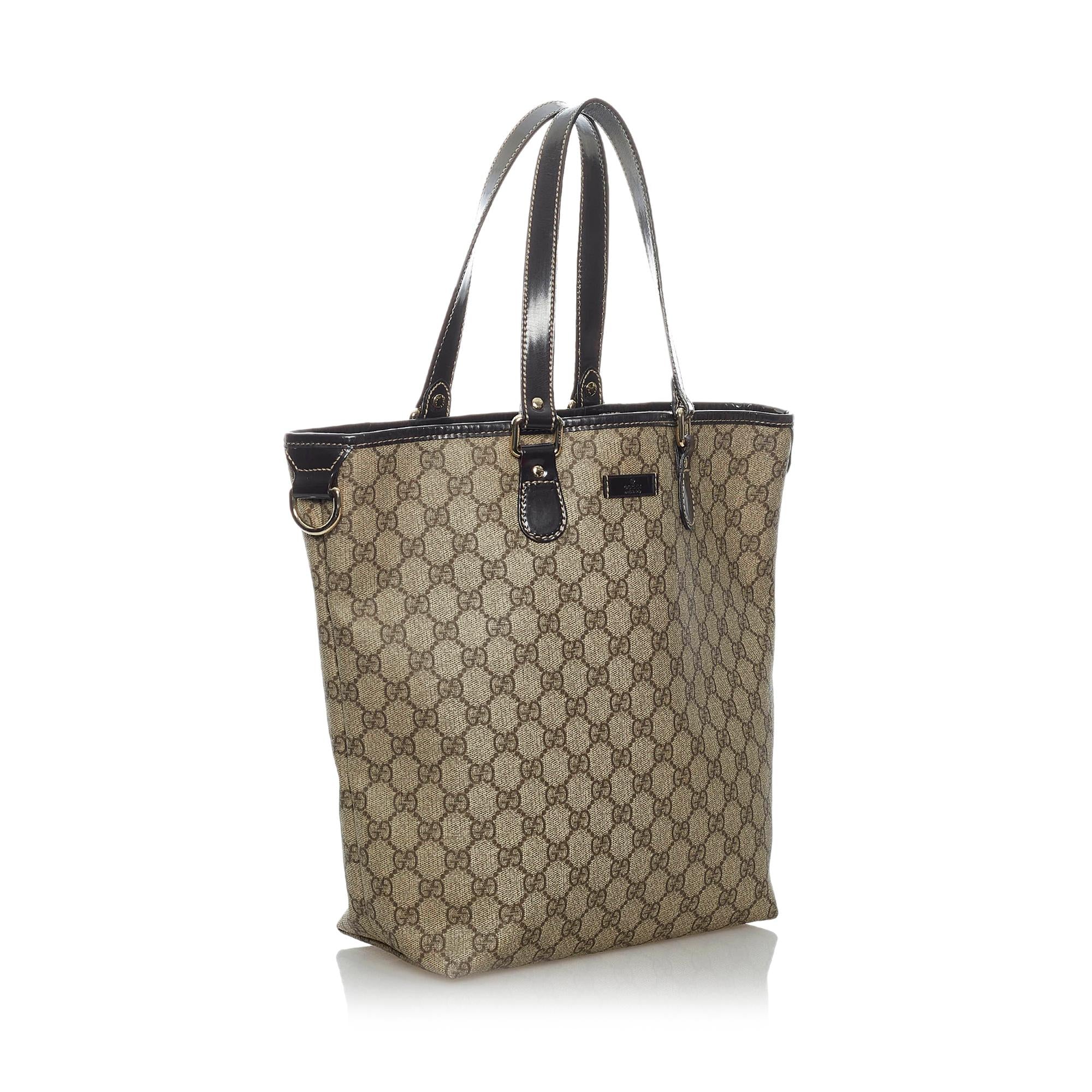 Gucci GG Supreme Tote Bag (SHG-31415)