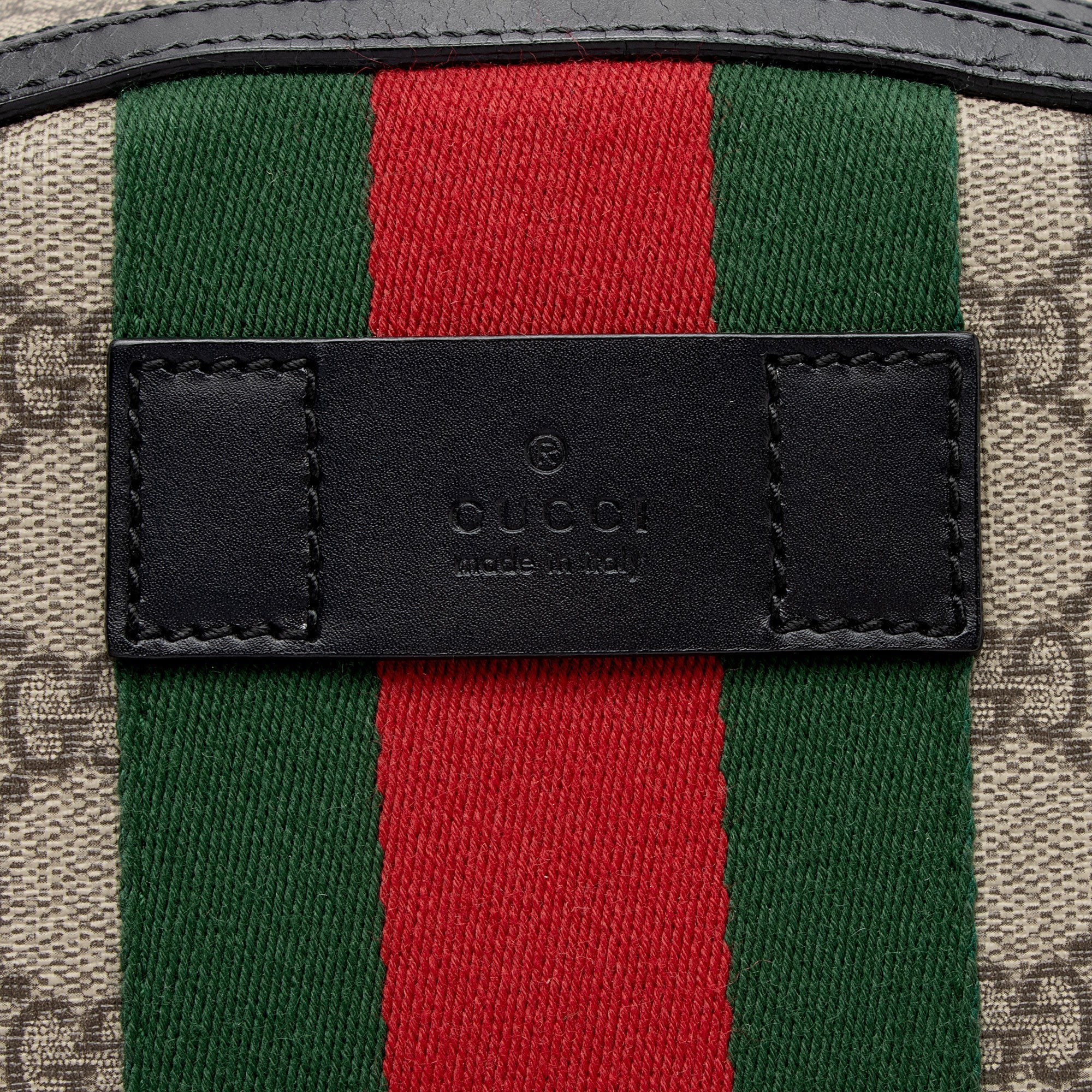 Gucci GG Supreme Web Backpack (SHF-tXMzwM)