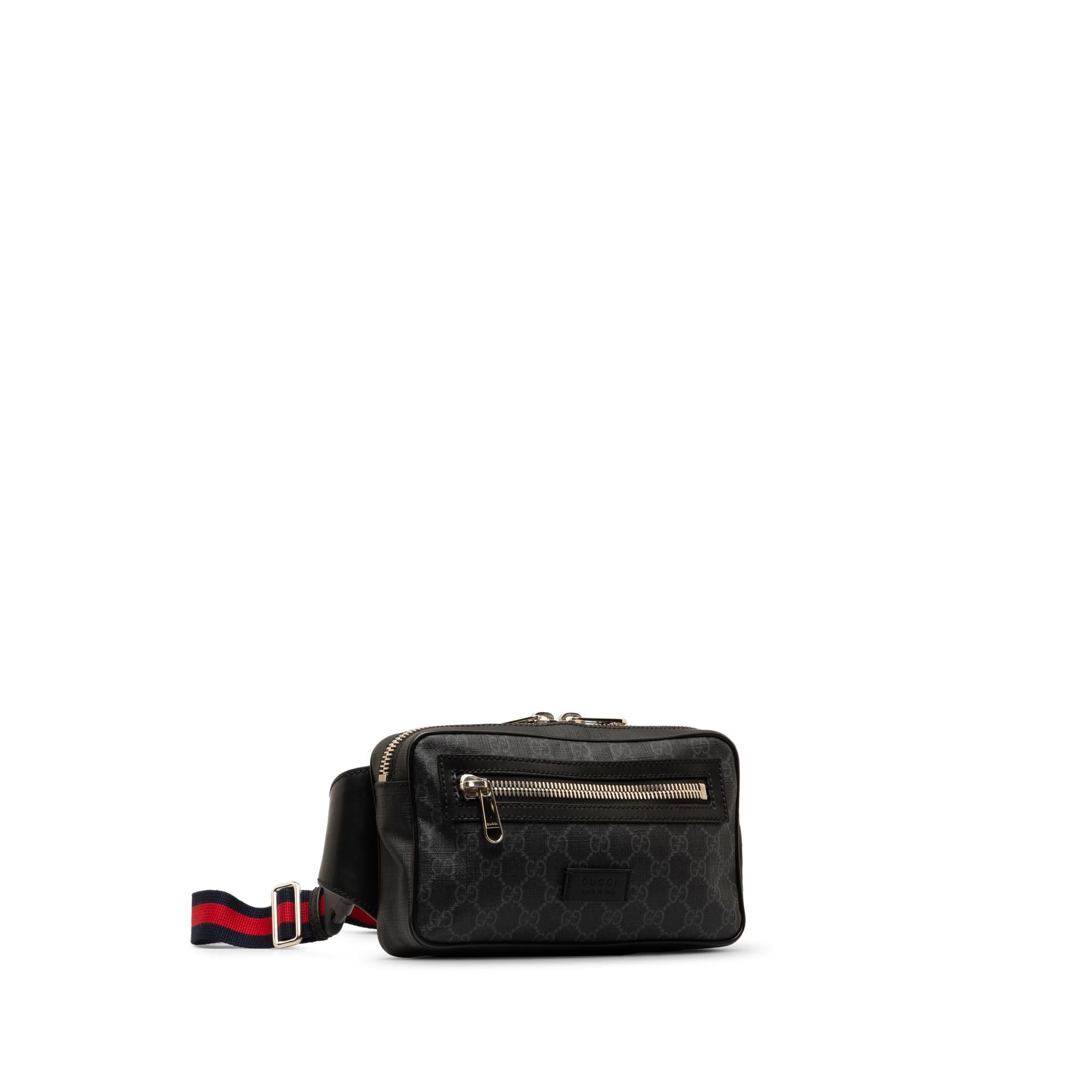 Gucci GG Supreme Web Belt Bag (SHG-fqt5v2)