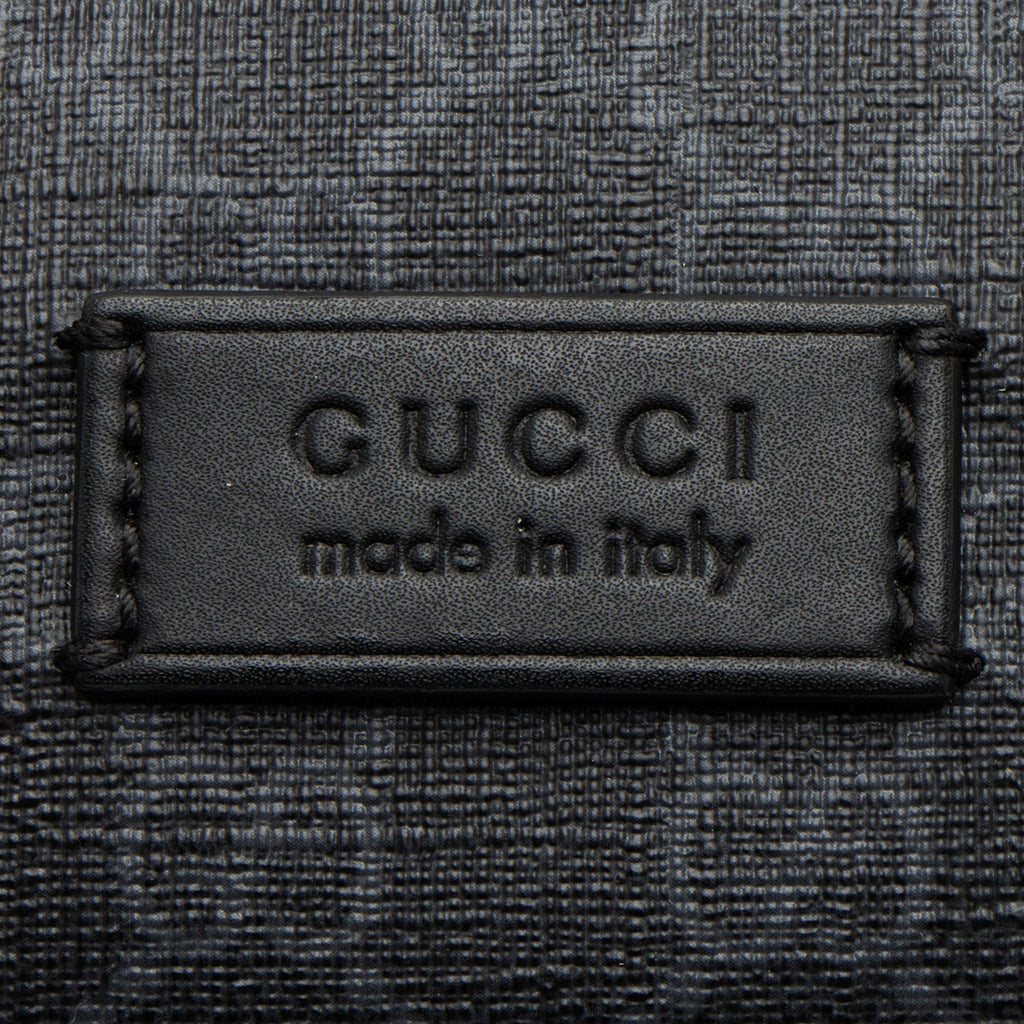 Gucci GG Supreme Web Zip Belt Bag (SHF-52MZPp)