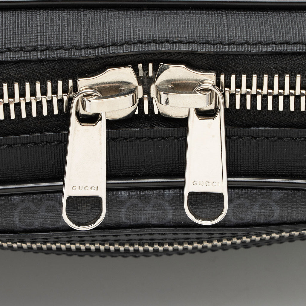 Gucci GG Supreme Web Zip Belt Bag