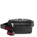 Gucci GG Supreme Web Zip Belt Bag