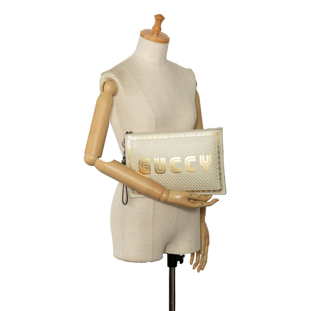Gucci Guccy Sega Clutch (SHG-Or9dBx)