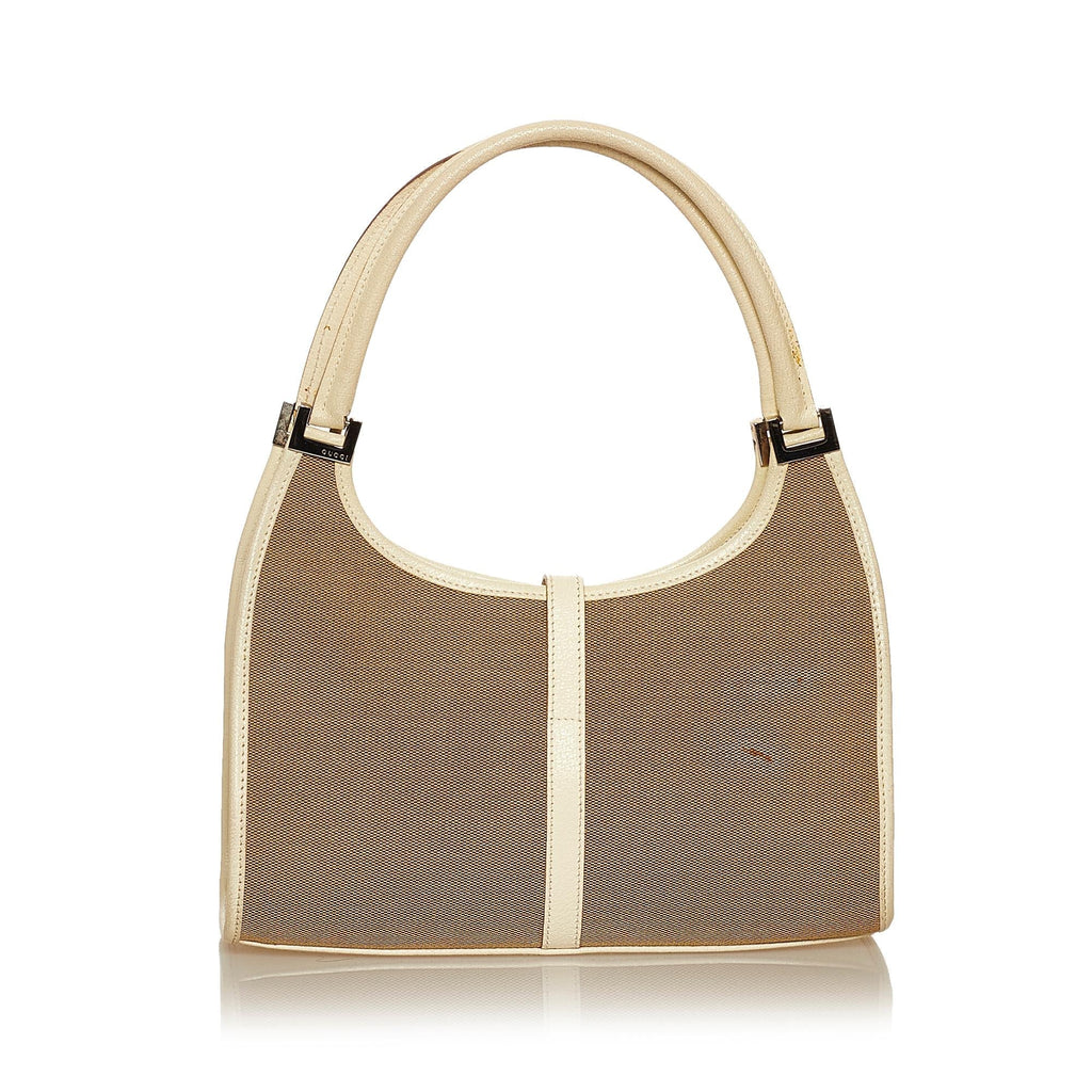 Gucci Jackie Canvas Shoulder Bag (SHG-29377)
