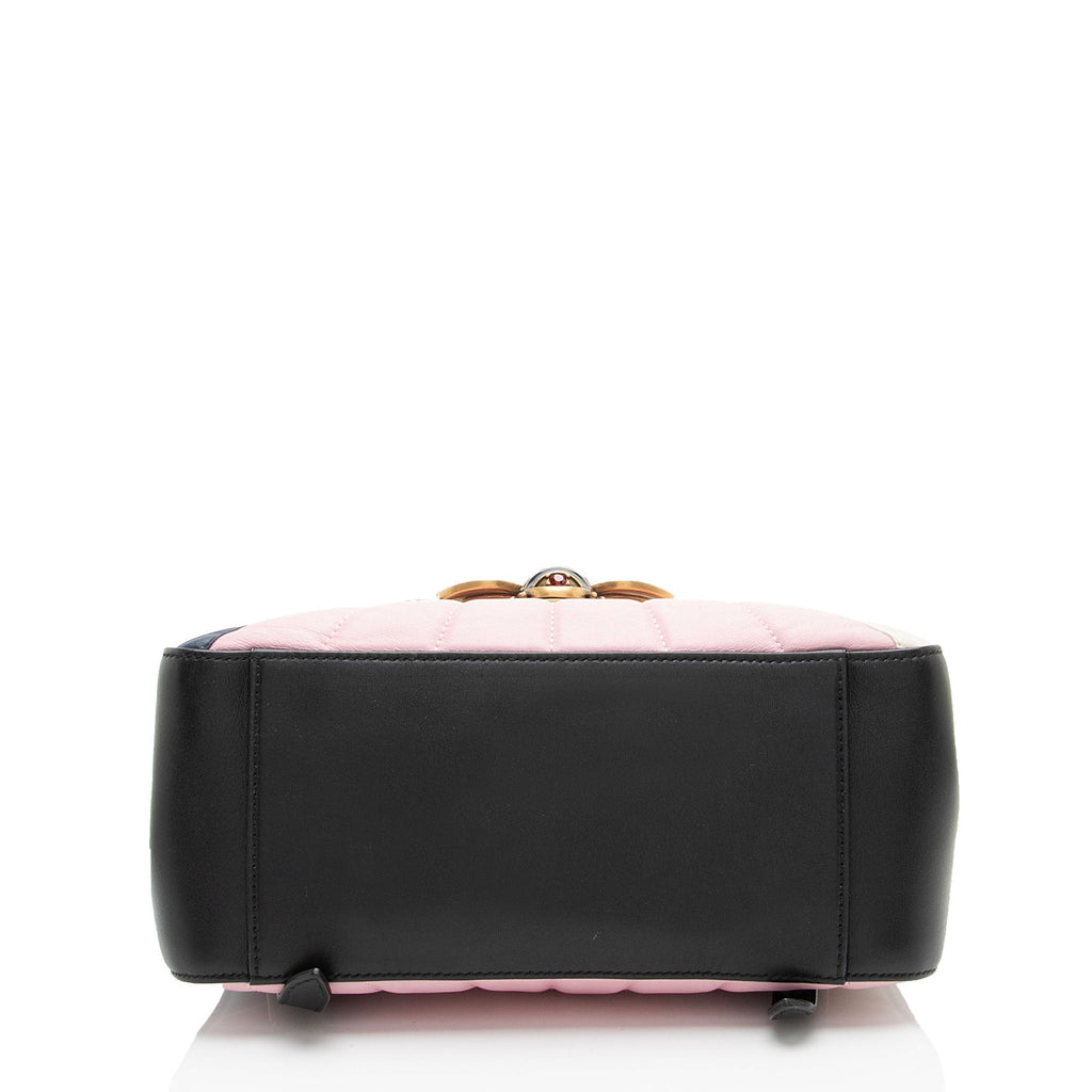 Gucci Leather Bamboo Queen Margaret Mini Top Handle Backpack