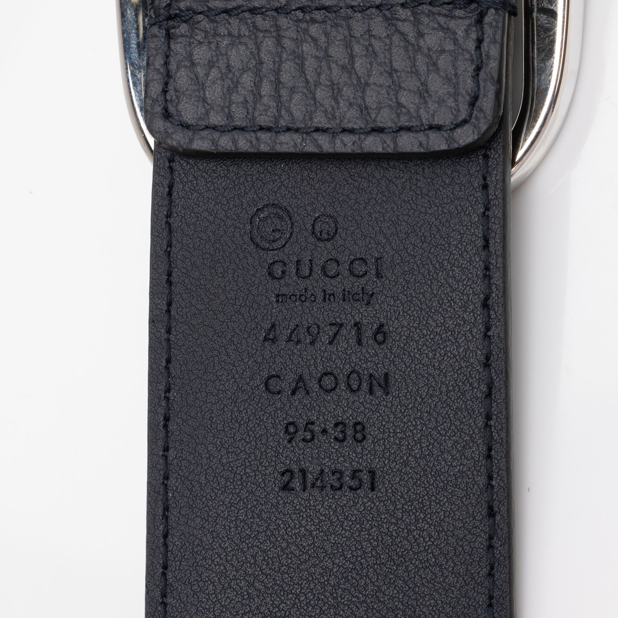 Gucci Leather Belt - Size 38 / 97 (SHF-pgFYyo)