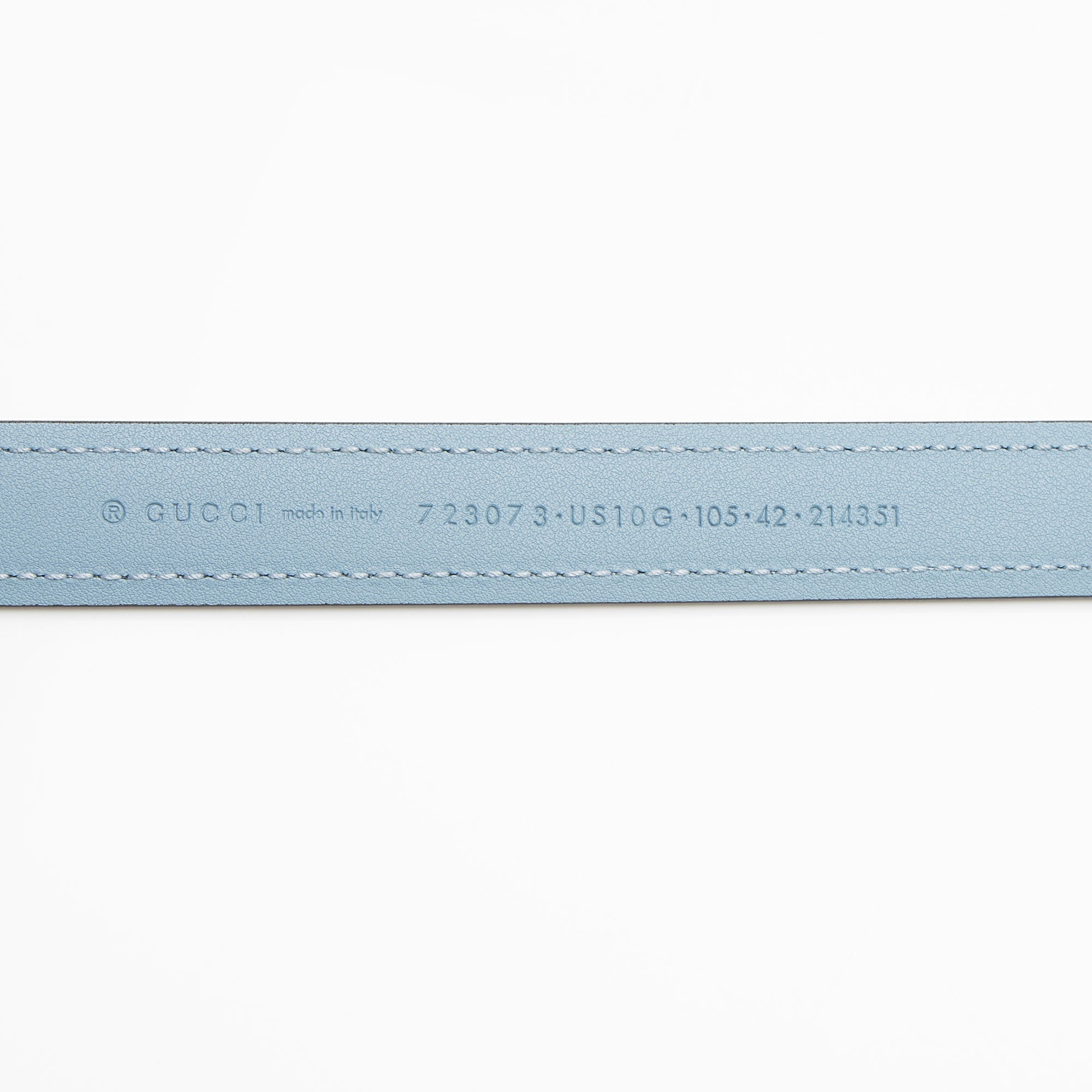 Gucci Leather Blondie Belt - Size 42 / 105
