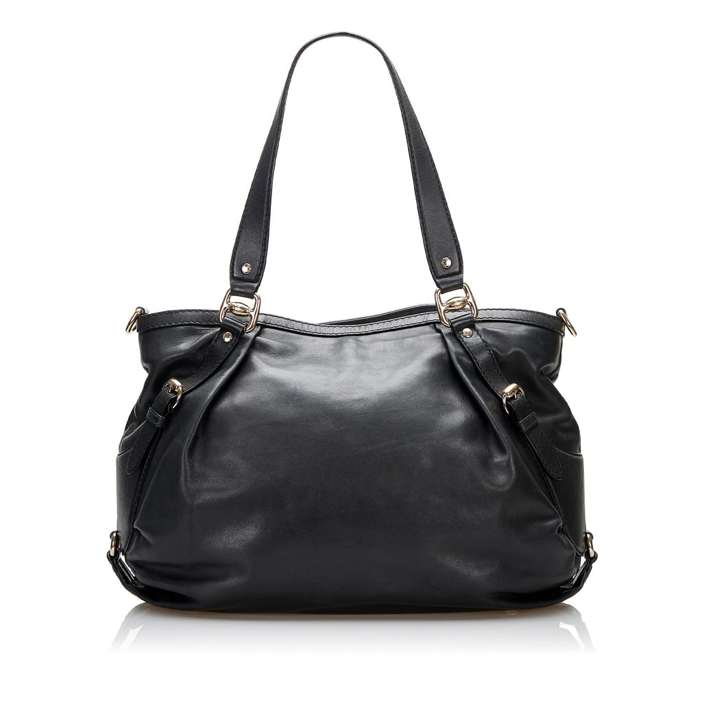 Gucci Leather Bridle Satchel (SHG-XrssV0)