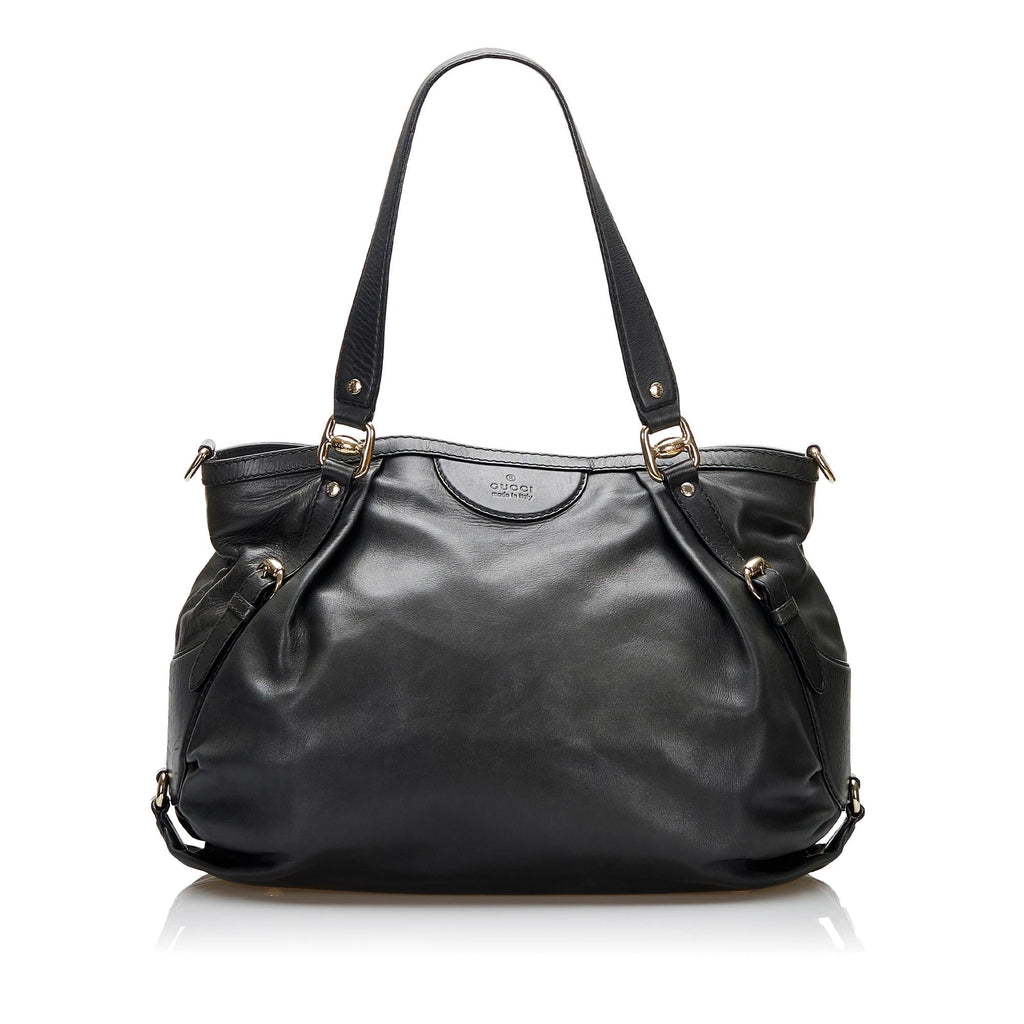 Gucci Leather Bridle Satchel (SHG-XrssV0)