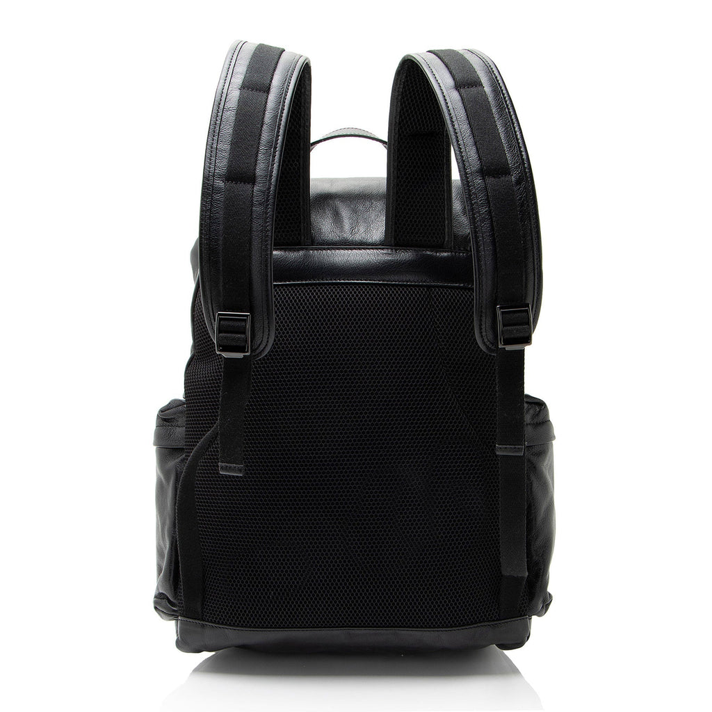 Gucci Leather Double G Backpack