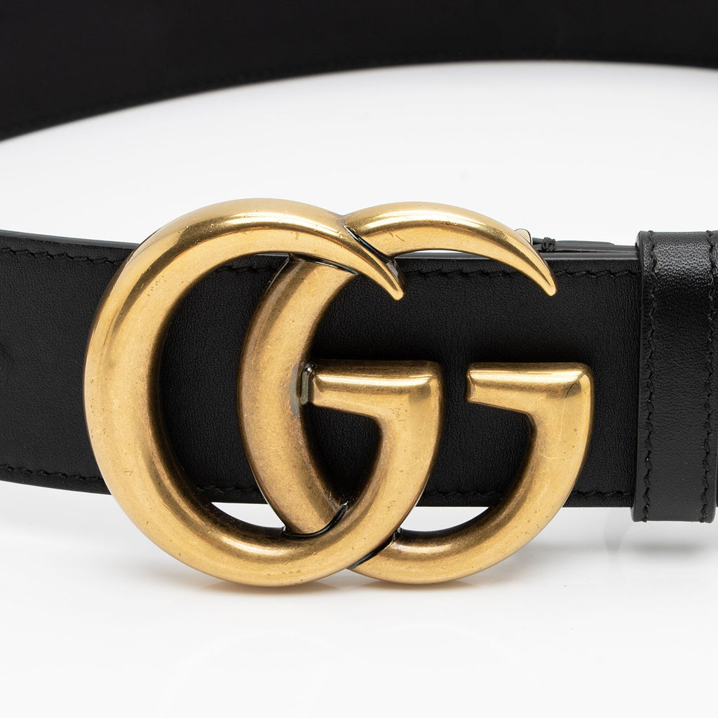 Gucci Leather GG Marmont Belt - Size 30 / 75 (SHF-QqVWmm)