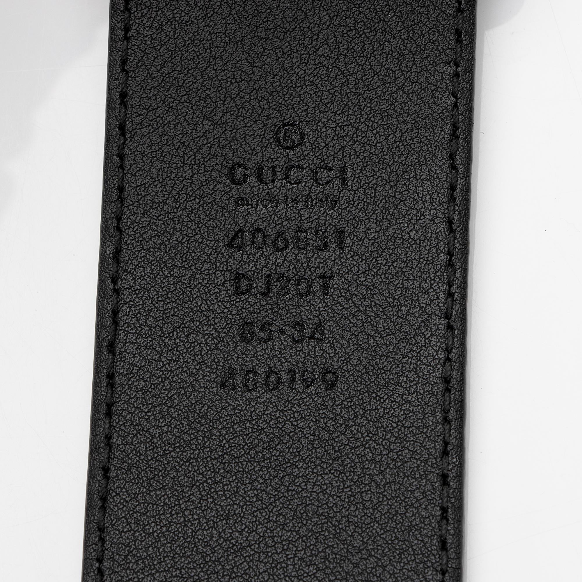 Gucci Leather GG Marmont Belt - Size 34 / 85 (SHF-QTH5B1)
