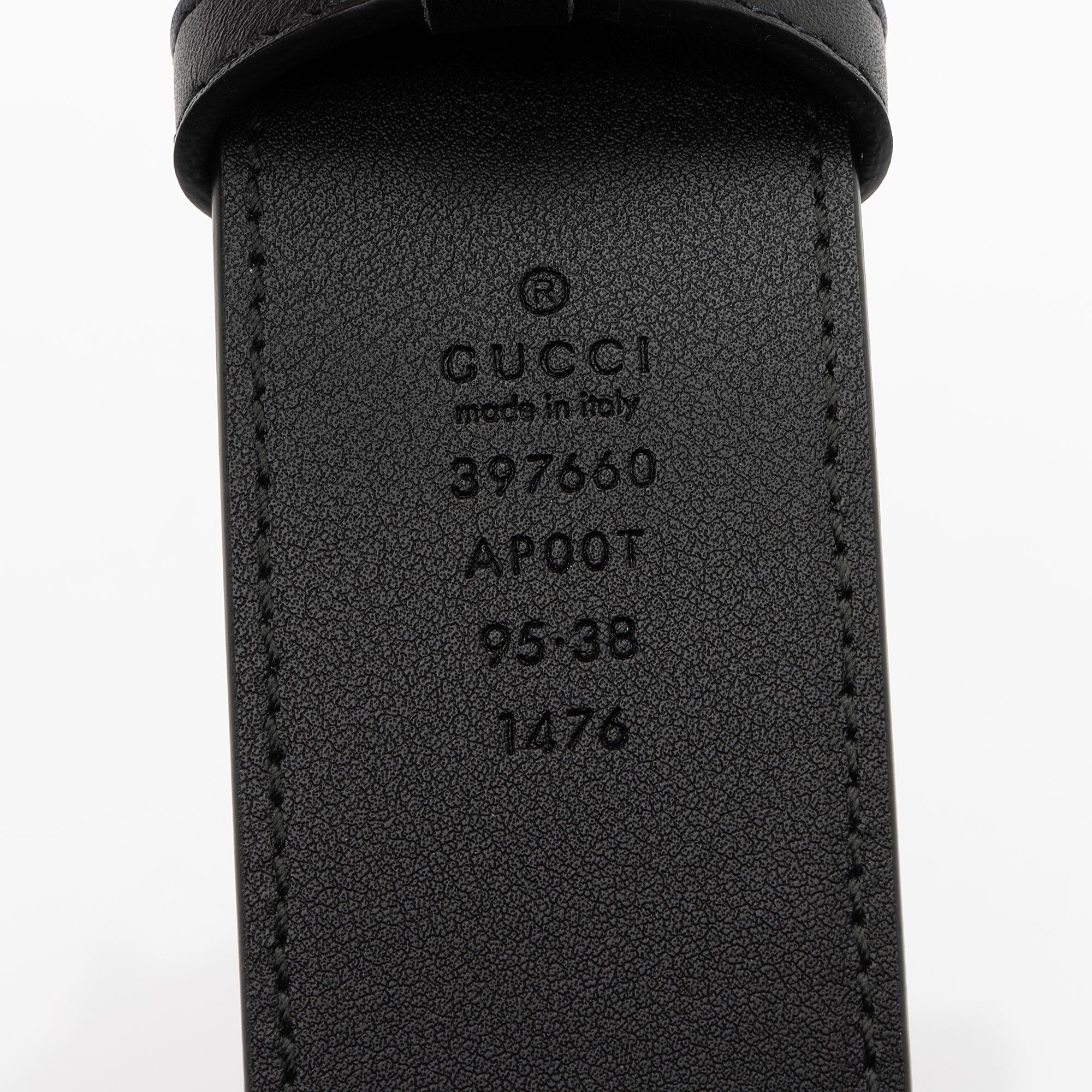 Gucci Leather GG Marmont Belt - Size 38 / 95 (SHF-Ghk80h)