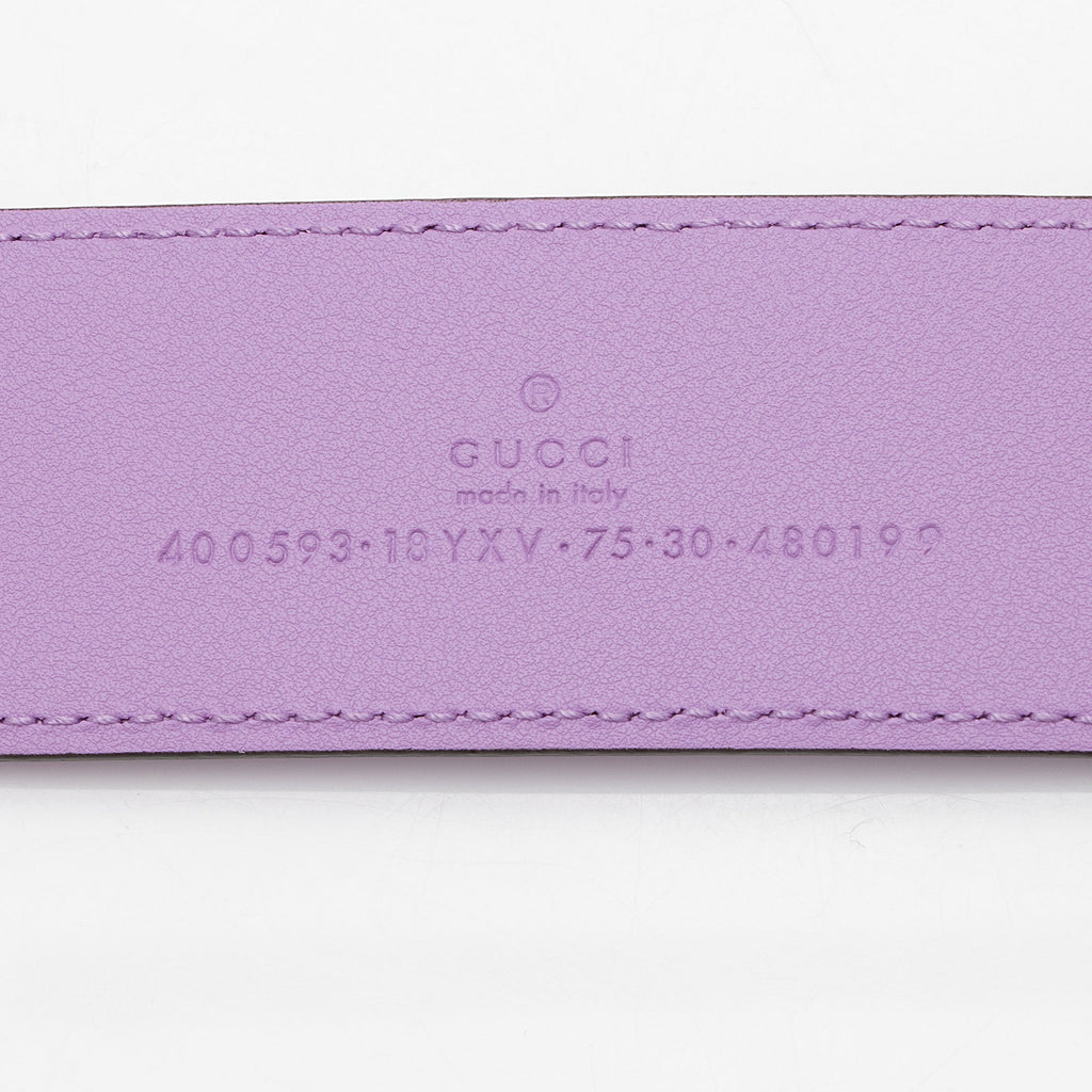 Gucci Leather GG Marmont Monochrome Belt - Size 27 / 69 (SHF-yO6Djv)