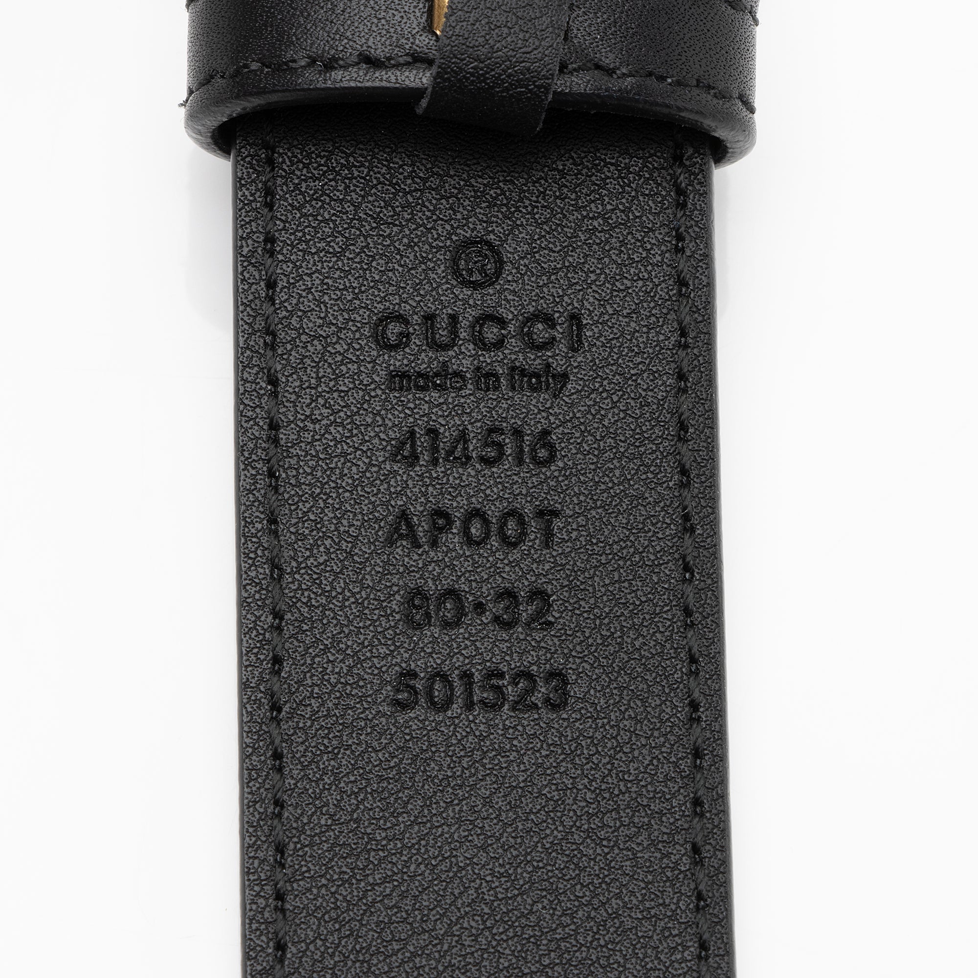 Gucci Leather GG Marmont Belt - Size 32 / 80 (SHF-s2un6d)
