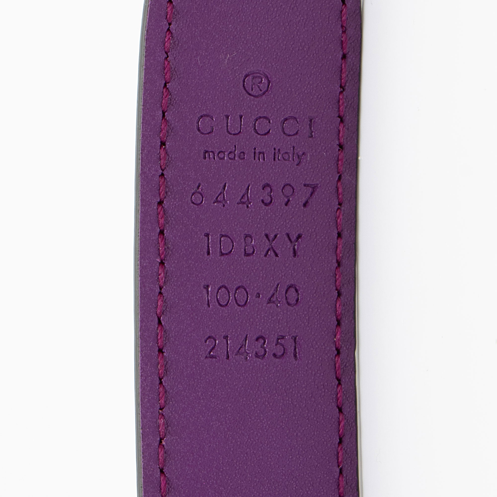 Gucci Smooth Leather Horsebit Belt - Size 40 / 100